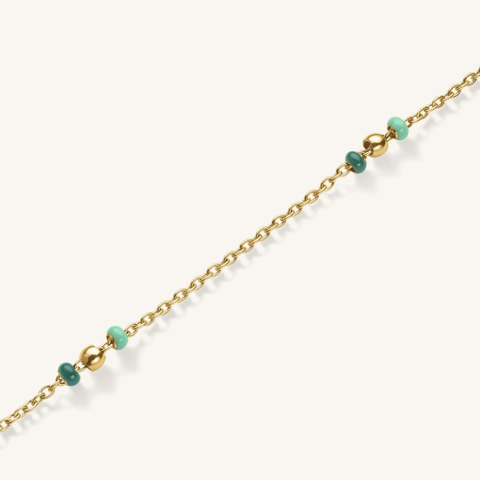 Emerald Dotted Necklace - Image 3