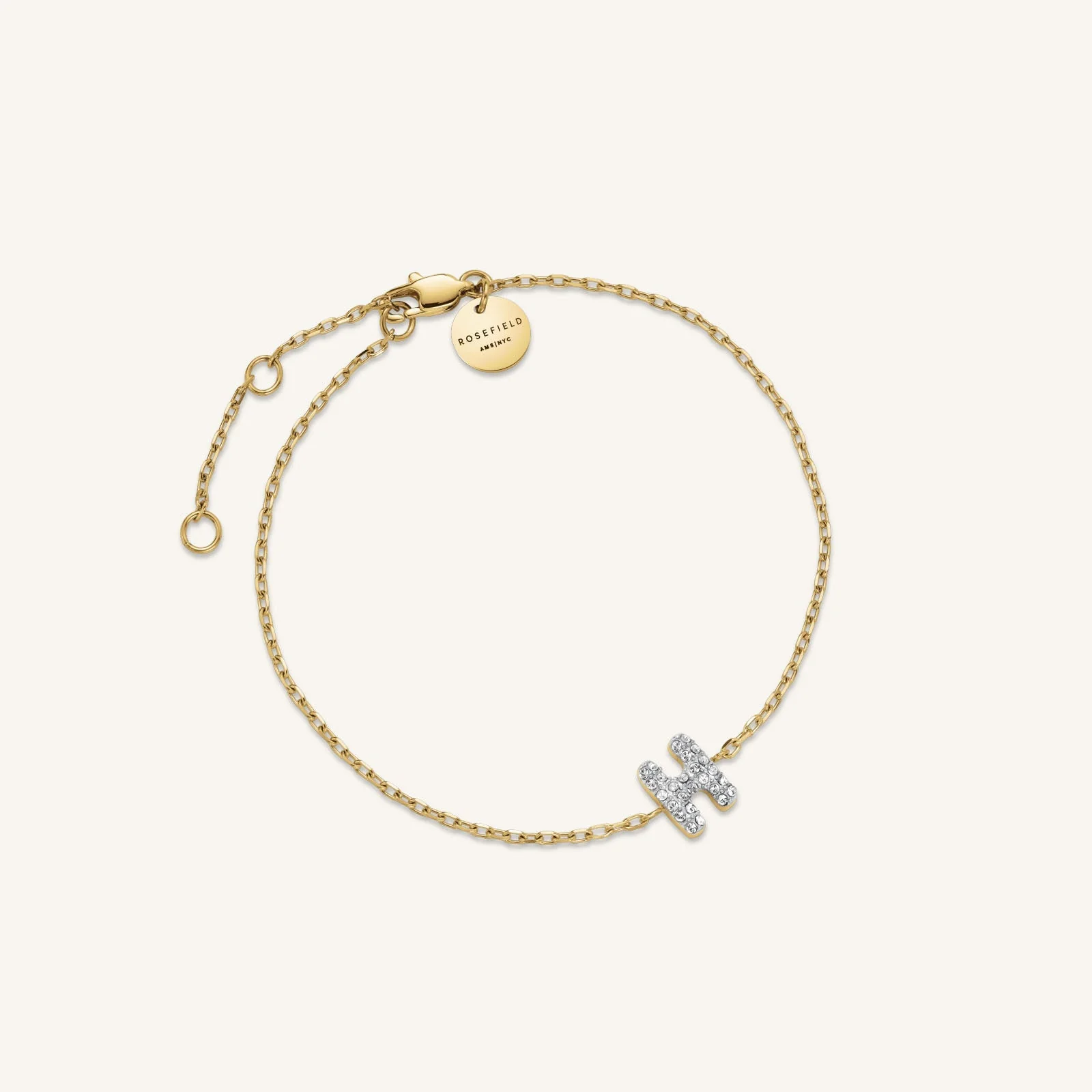 Crystal Letter H Bracelet
