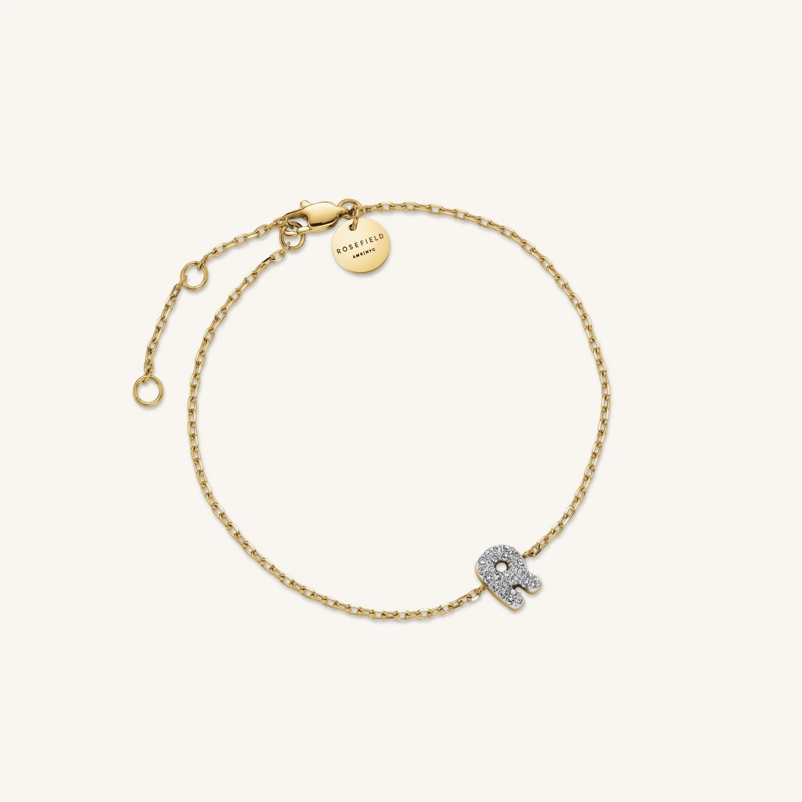 Crystal Letter R Bracelet