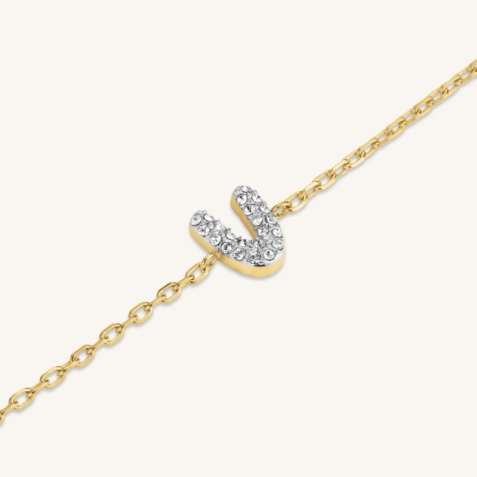 Crystal Letter V Bracelet - Image 2