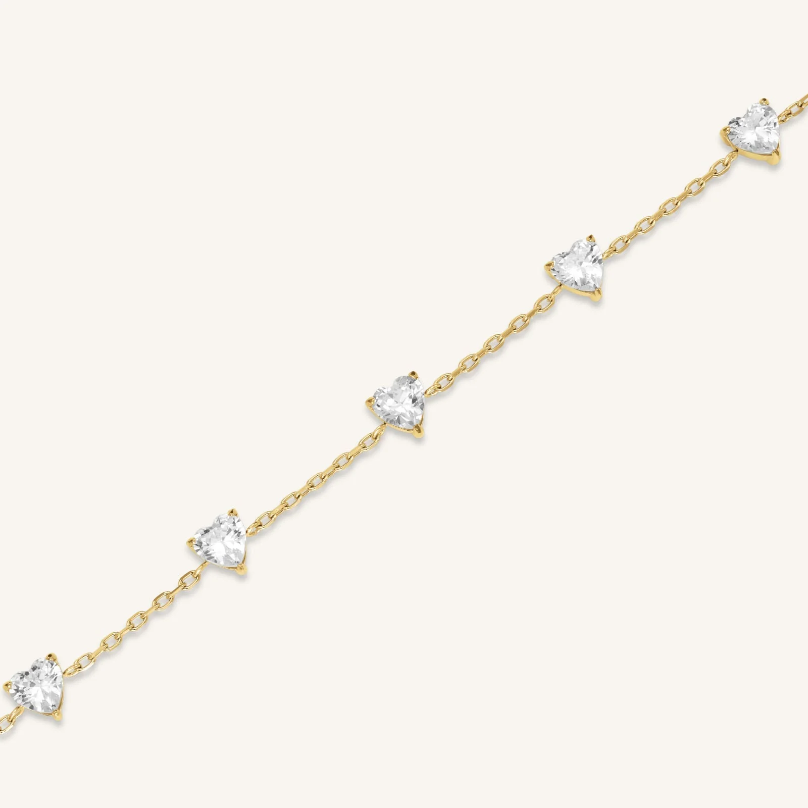 Row Hearts Bracelet - Image 3