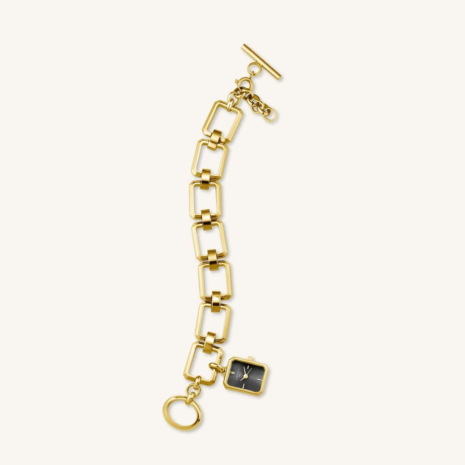 Octagon Chain Gold Black - Image 4